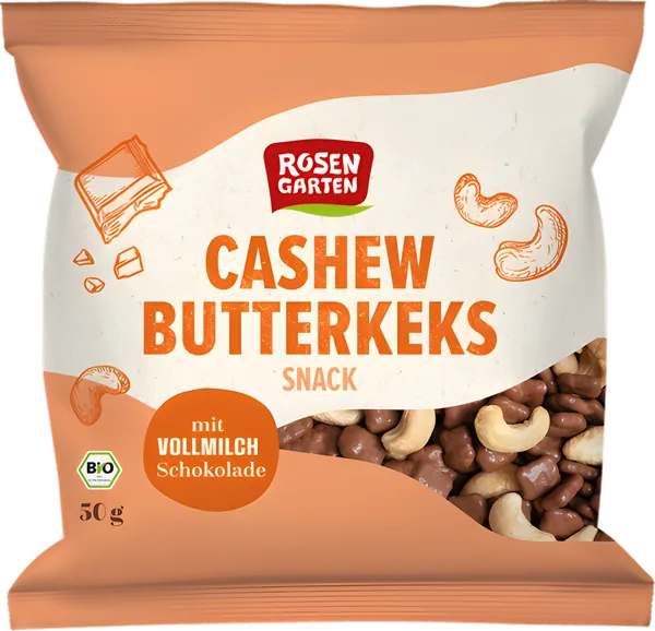 Rosengarten Cashew Butterkeks, Packung